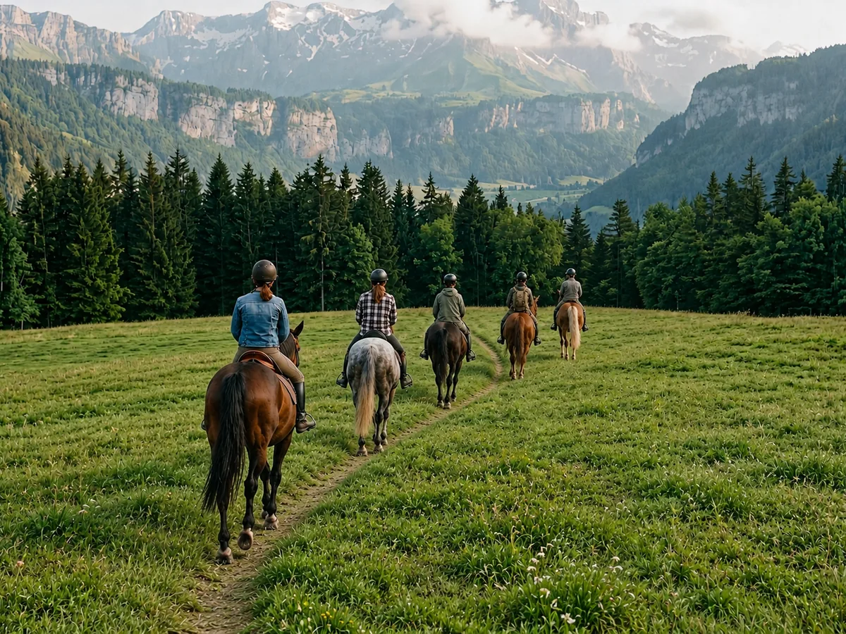 Balade à cheval en Isère, autour de Meylan